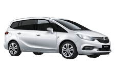 Car Hire West Bridgford - Vauxhall Zafira 7-Seater - Minibus hire West bridgford